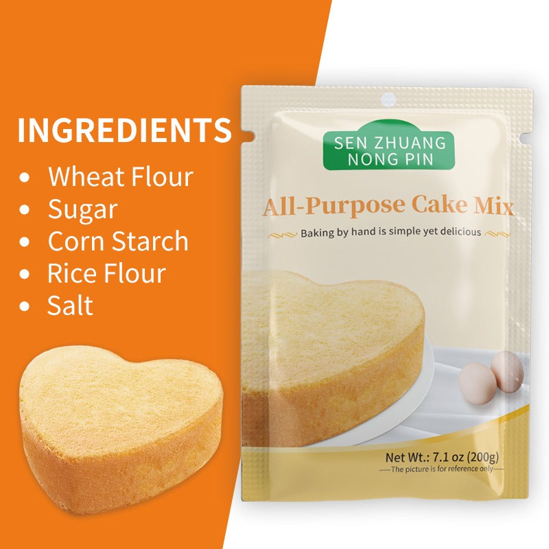 Pc Premium Cake Flour -for Home Baking - Specialized For Soft & Fluffy Vanilla Sponge Cakes, Cupcakes And Layer Cakes