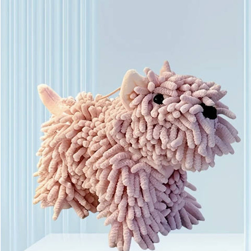 Cute Puppy Shaped Towel,Absorbent Kitchen Towel With Hanging Loop, Towels For Home