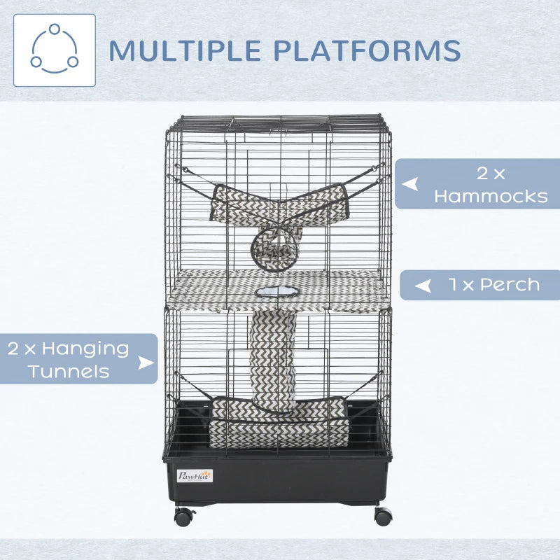 Small Animal Cage Rolling Big Ferret Cage