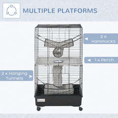 Small Animal Cage Rolling Big Ferret Cage