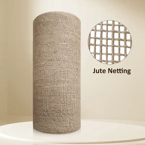3.3ft*33ft Jute Mesh Slope Protection Netting Is Environmentally Friendly And Durable, Helping To Stabilize Slope Protection Projects And Enhance Their Effectiveness.