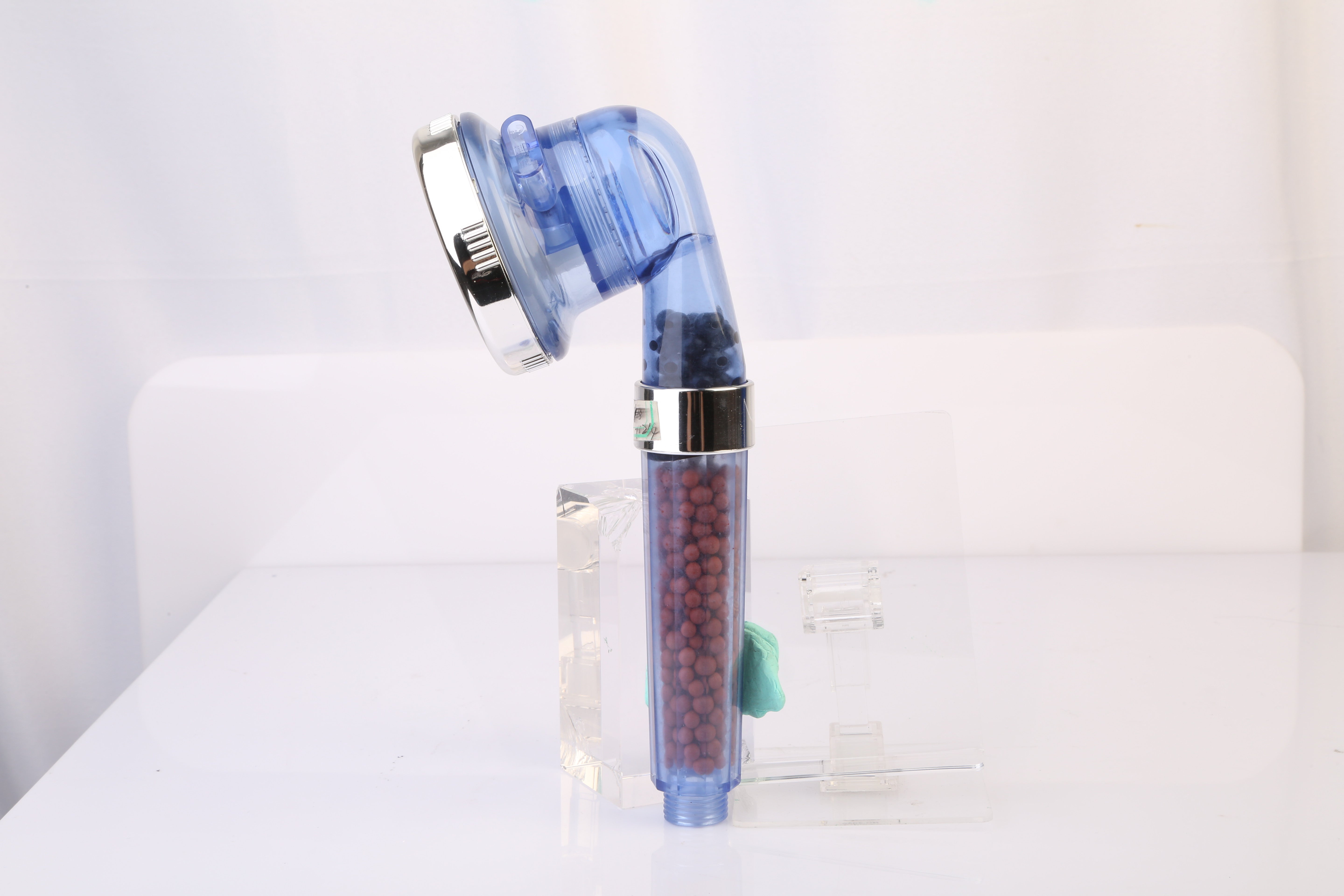 1Pc Ionic Filtration Shower Head High Pressure 3 Mode Stone Water Saving Bath Handheld Shower