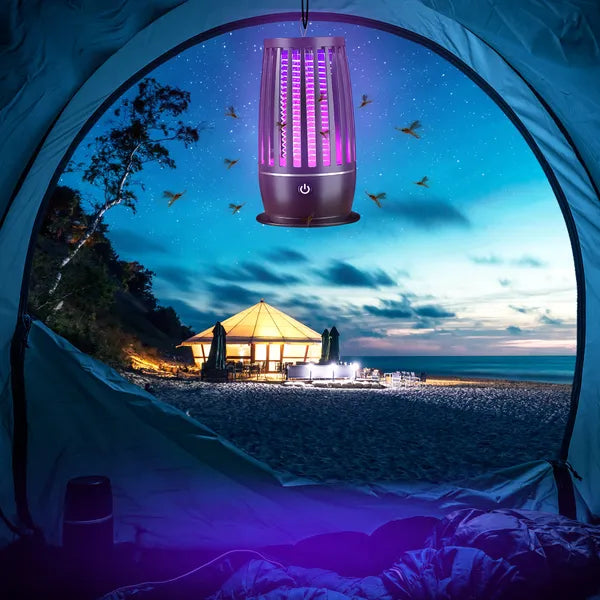 Rechargeable Mosquito Killer Lamp Bug Zapper With Night Light Strap Mosquito Catcher With Max 1615Square Feet Range UV Light For Indoor Outdoor