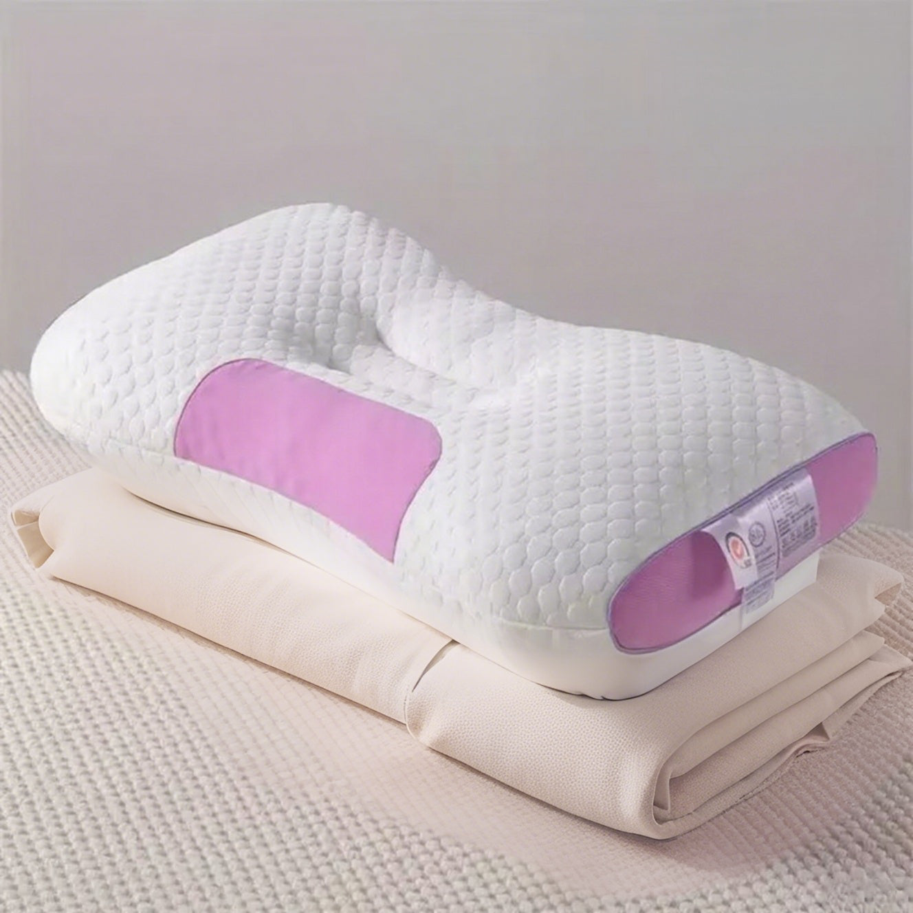 YBZ 3D Knitted Cotton Massage Pillow 1pack