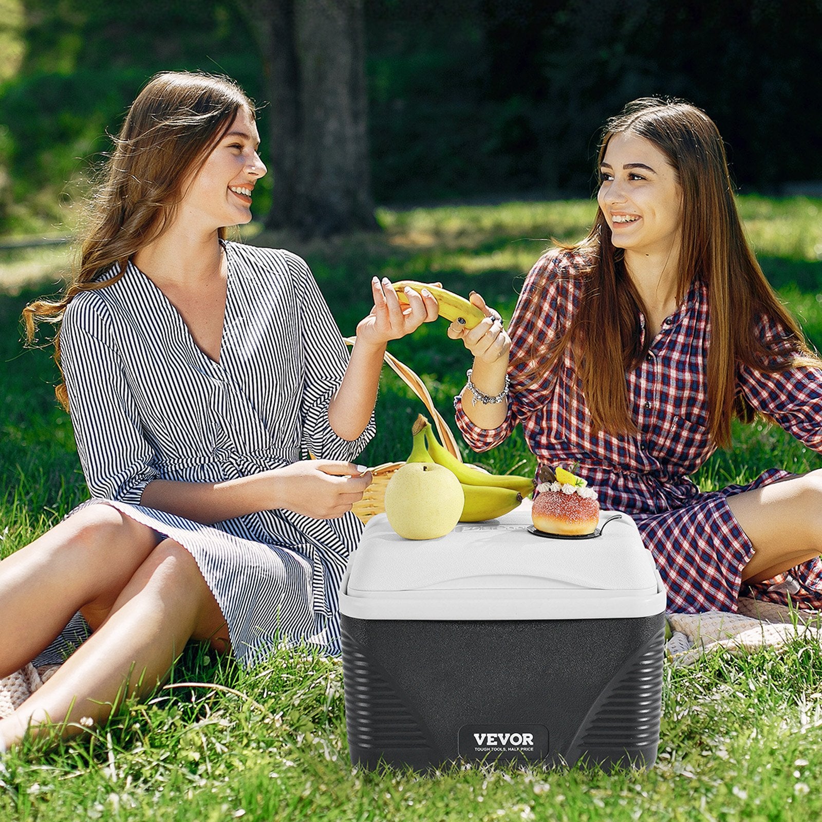 Portable Cooler 8.5 QT Insulated Hard Cooler 12 Can Capacity With Handles