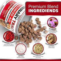 Dog UTI Treatment 170 Treats Cranberry Supplement For Dogs Bladder Control For Dogs