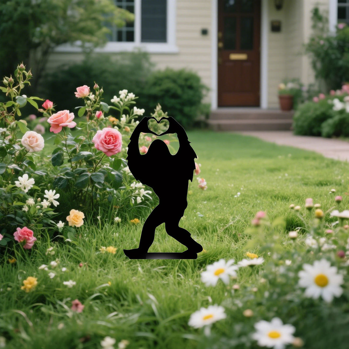 Viral Bigfoot Garden Statue - Funny Cartoon Sculpture For Lawn & Pati