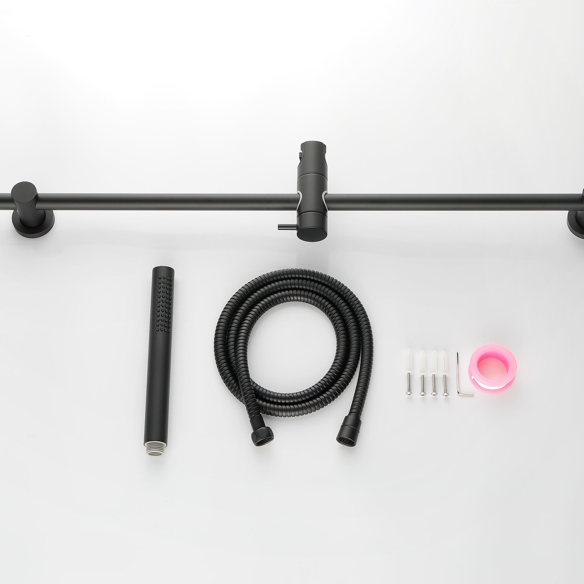 Environmentally Friendly Handheld Showerhead With 28 Inch Slide Bar And 59 Inch Hose
