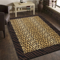 Tribes GC YLS4014 Multi 5 Ft. 3 In. X 7 Ft. 3 In. Animal Print Area Rug