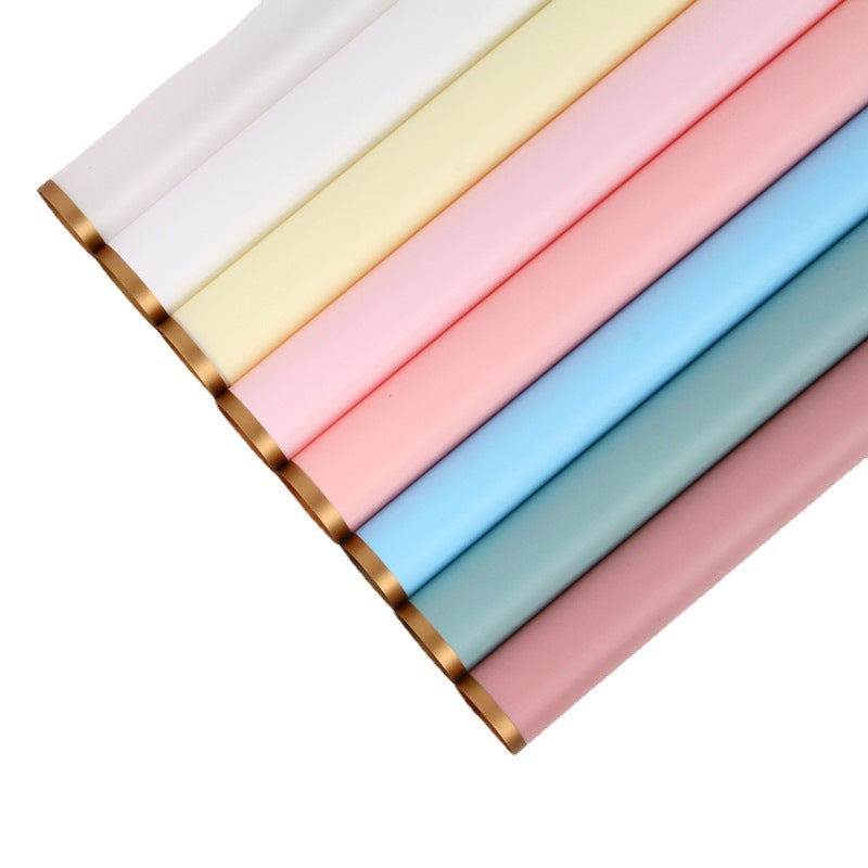Phnom Penh Jelly Film Bouquet Wrapping Paper Bag Flower Paper Packaging Material Waterproof Opp Flower Flower Wrapping Paper