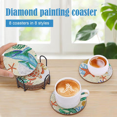 16Pcs Rhinestones Coasters
