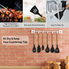 11 Piece Silicone Cooking Tool Set