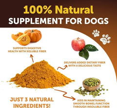 Pumpkin Powder For Dogs Digestive Support 16 OZ Fiber Supplement For Constipation For Gut Healthy Skin Digestion Glands Firm Stool Poop Anti Diarrhea Gas Relief