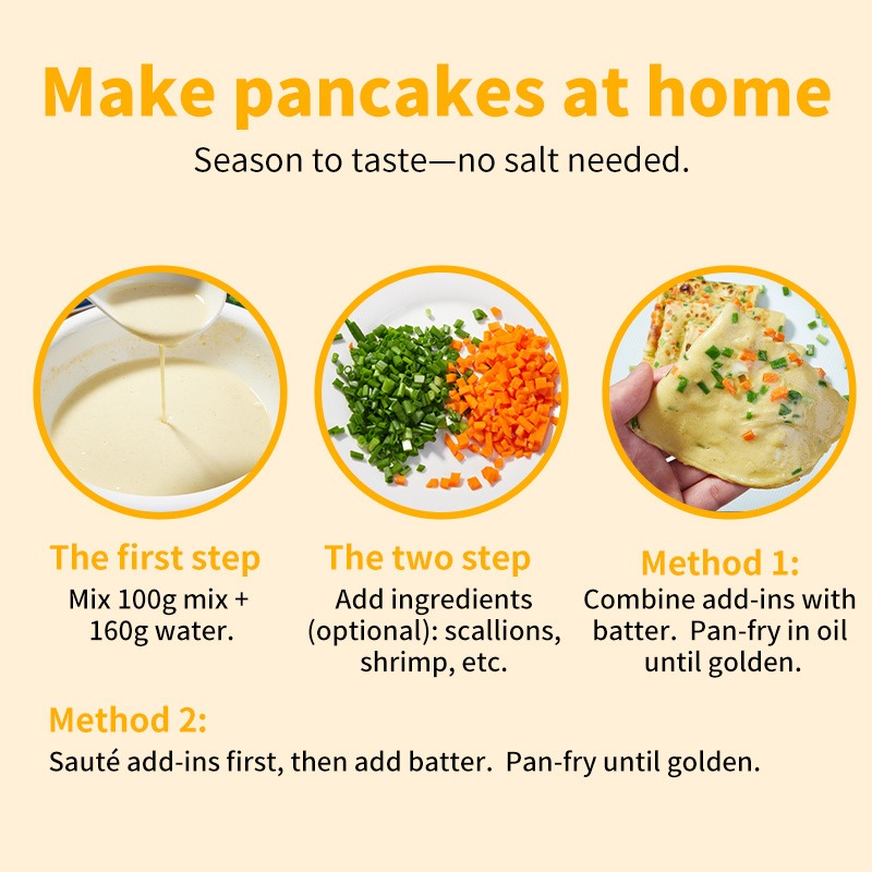 3pc Premium Pancake Mix - Make Fluffy, Golden Breakfast Pancakes In Minutes ,Just Add Water