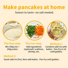 3pc Premium Pancake Mix - Make Fluffy, Golden Breakfast Pancakes In Minutes ,Just Add Water
