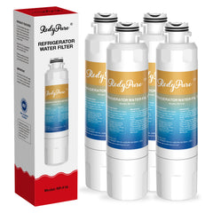 4 Pack Refrigerator Water Filter Replacement For Water Filter HAF-CINEXP, DA29-00020B, HAF-CIN, DA29-00020B-1, RF28HMEDBSR, RF263BEAESR, RS25J500DSR, RF263TEAESG, HDX FMS-2, DA97-08006A-1