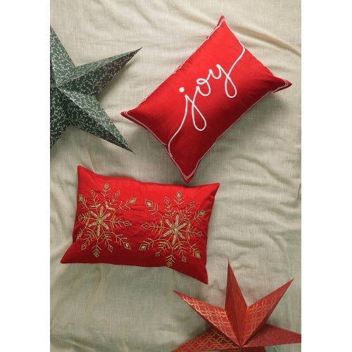 Polyester Lumber Pillow With Embroidery Work Soft & Stylish Accent