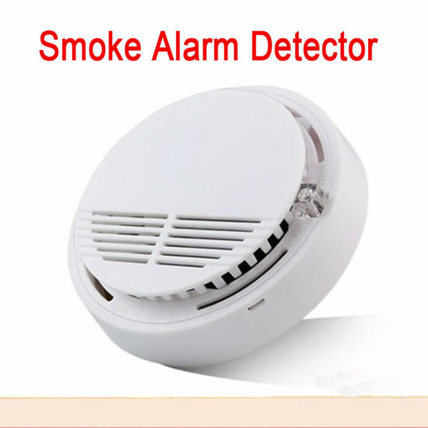 Smoke Alarm Detector Home Fire Safety Sensor Alert Battery Included (Logistics Only For USPS.TK/TMEU Only For Self-pickup)