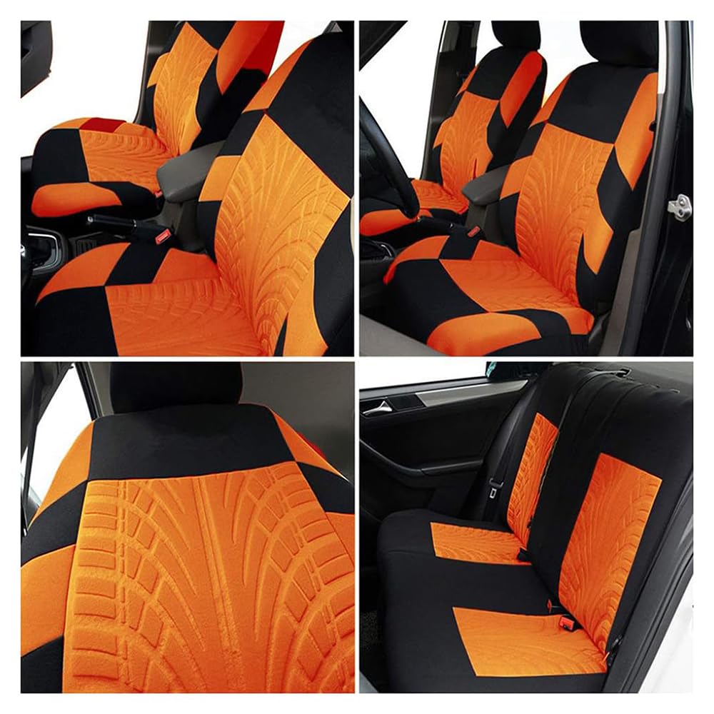 Car Seat Covers For Hilux  AN120 AN130 8.Gen 2015-2025, Full Coverage Seat Protector Cover Full Set Seat Protectors Interior Accessories,5seats-Red