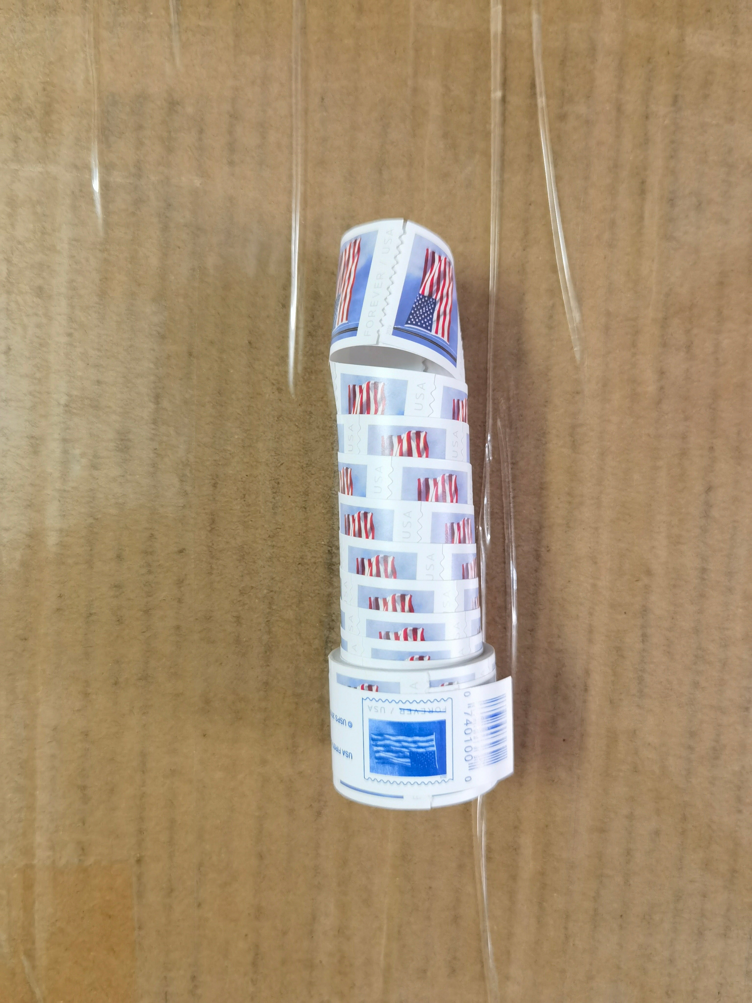 First-Class Rate U.S. FLAG STAMPS 1 ROLLS FREE SHIPPING