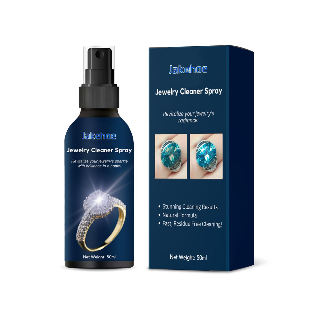 Jack Huo Jewelry Cleaner Necklace Gold Jewelry Cleaning, Black Removal, Stain Removal, Antioxidant Maintenance