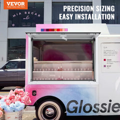 48"L X 36"W Concession Stand Serving Window Food Truck Service Awning