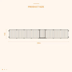 Heavy Duty Supermarket Shopping Basket Design Metal Storage Wholesale Black 8-piece Fence