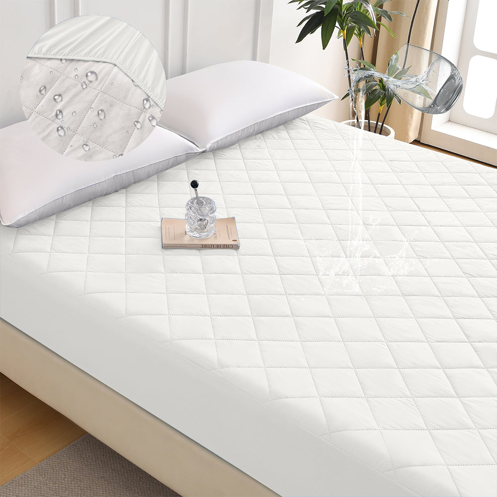 Diamond Grid Ultrasonic Waterproof Mattress Protector