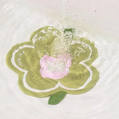 2PCS Flower Shaped Silicone Bathtub Drain Cover, Flat Drain Plug For Kitchen, Bathtub And Laundry, Toddler Bath Essentials, Kids Bathtub Accessories Bathroom Accessories