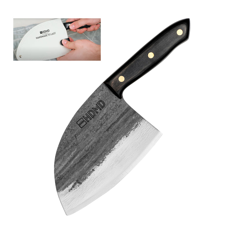 Serbian Chef Knife With Sheath