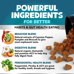 No Poo Chews For Dogs Stop Poop Eating Behavior Probiotics And Digestive Enzymes For Dogs Bad Breath Support For All Breeds Digestive And Gut Health Supplement 180 Soft Chews