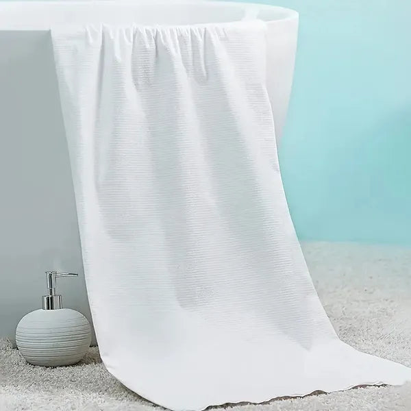 6pcs Portable Disposable Towels, Thickened, Separately Packaged, Soft And Light Beige-Friendly, Highly Absorbent, Suitable For Business Travel, Home Use, Pool Parties, Gym, Office, Vacation, Camping,