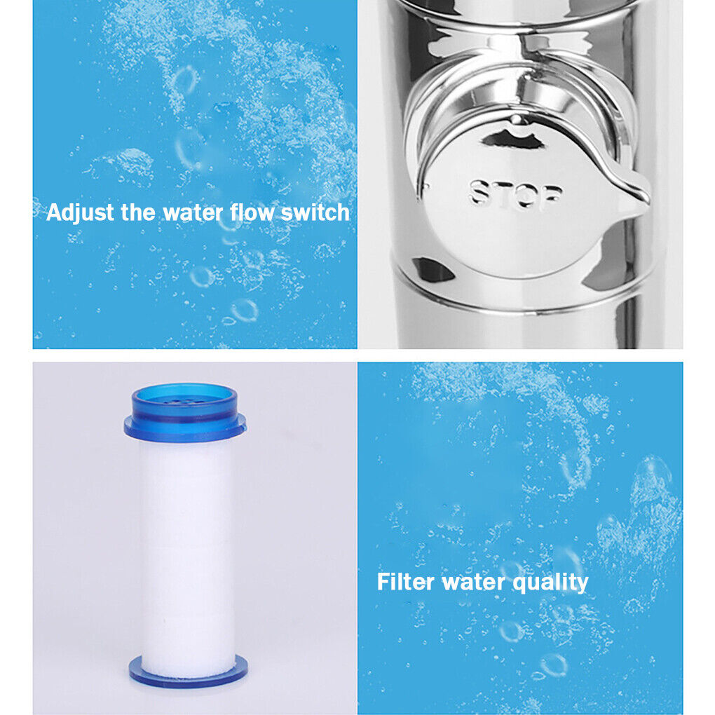 Shower Head,Filter Filtration High Pressure Water Saving 3Mode Soften Save Water