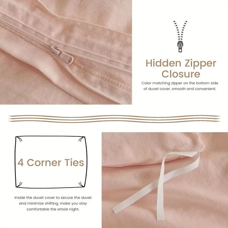 Serta Simply Clean Solid Duvet Cover