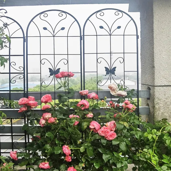 2 Pack Metal Garden Trellis 86.7 X 19.7 Rustproof Trellis For Climbing Plants Outdoor Flower Support