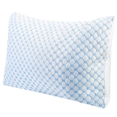 Bed Pillows Cooling Memory Foam Pillow Ventilated With Cooling Gel Infused Memory Foam Heat Moisture Reducing Cooling Fiber Breathable Machine Washable