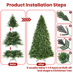 PVC Christmas Tree, Christmas Decorations, Green