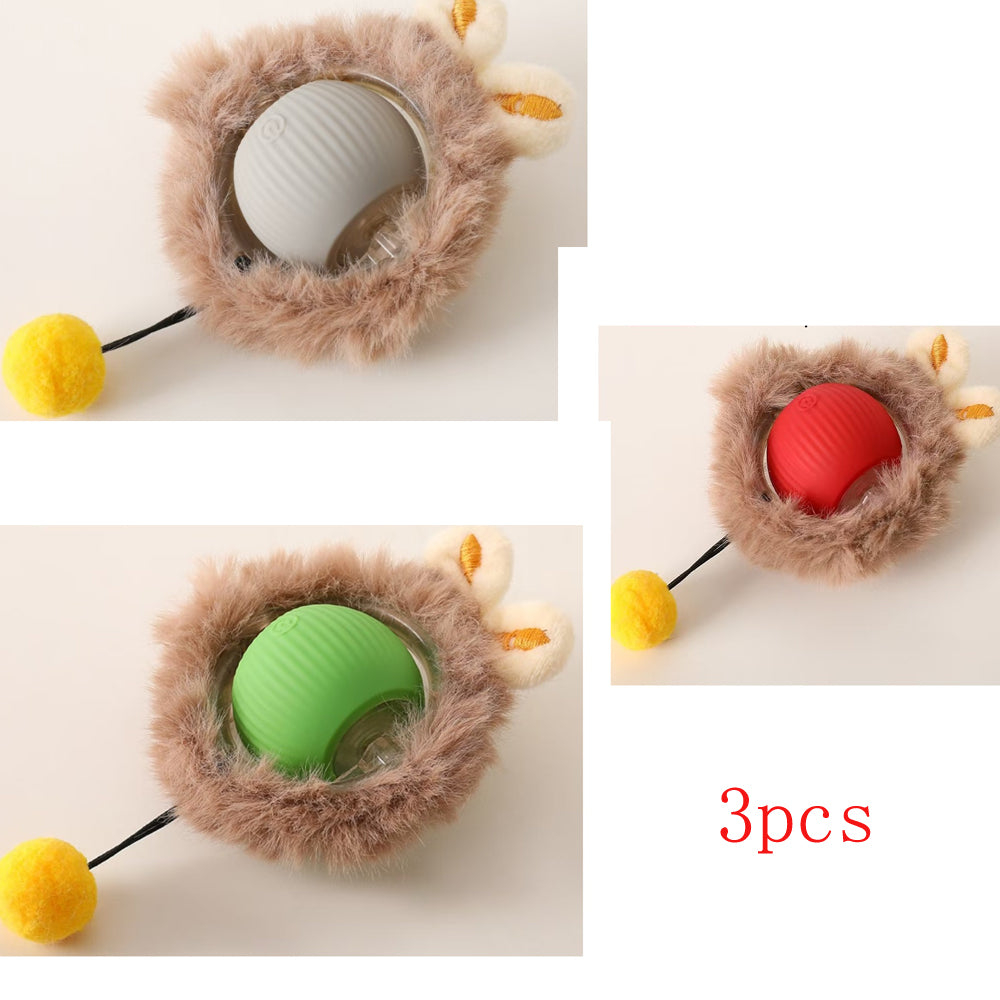 Interactive Rolling Cat Ball