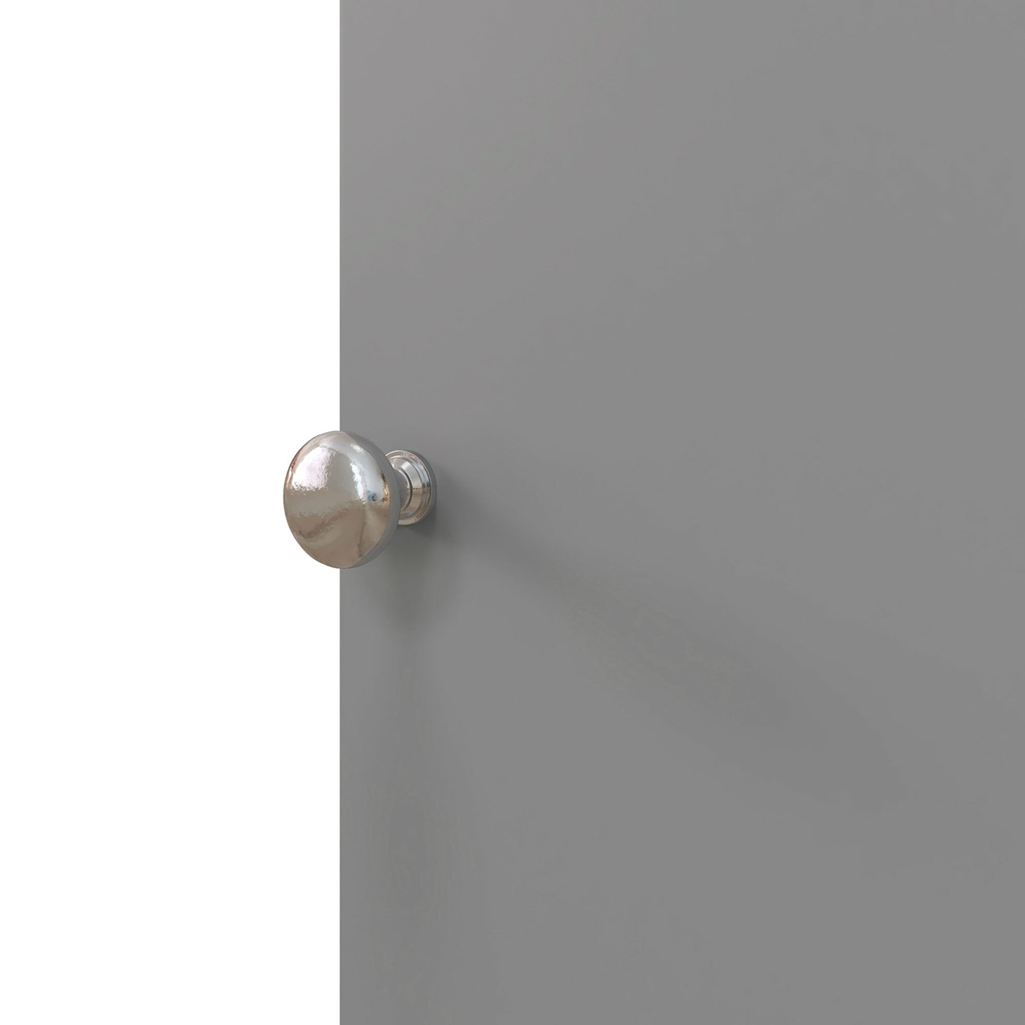 Small Toilet Paper Cabinet, Bathroom Corner Cabinet with Doors and Shelves for Paper Shampoo, Gray