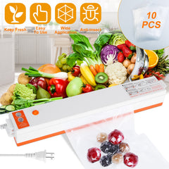 Electric Vacuum Sealer Machine Household Automatic Food Vacuum Sealer Quick Sealing System Machine For Food Dry Moist Food