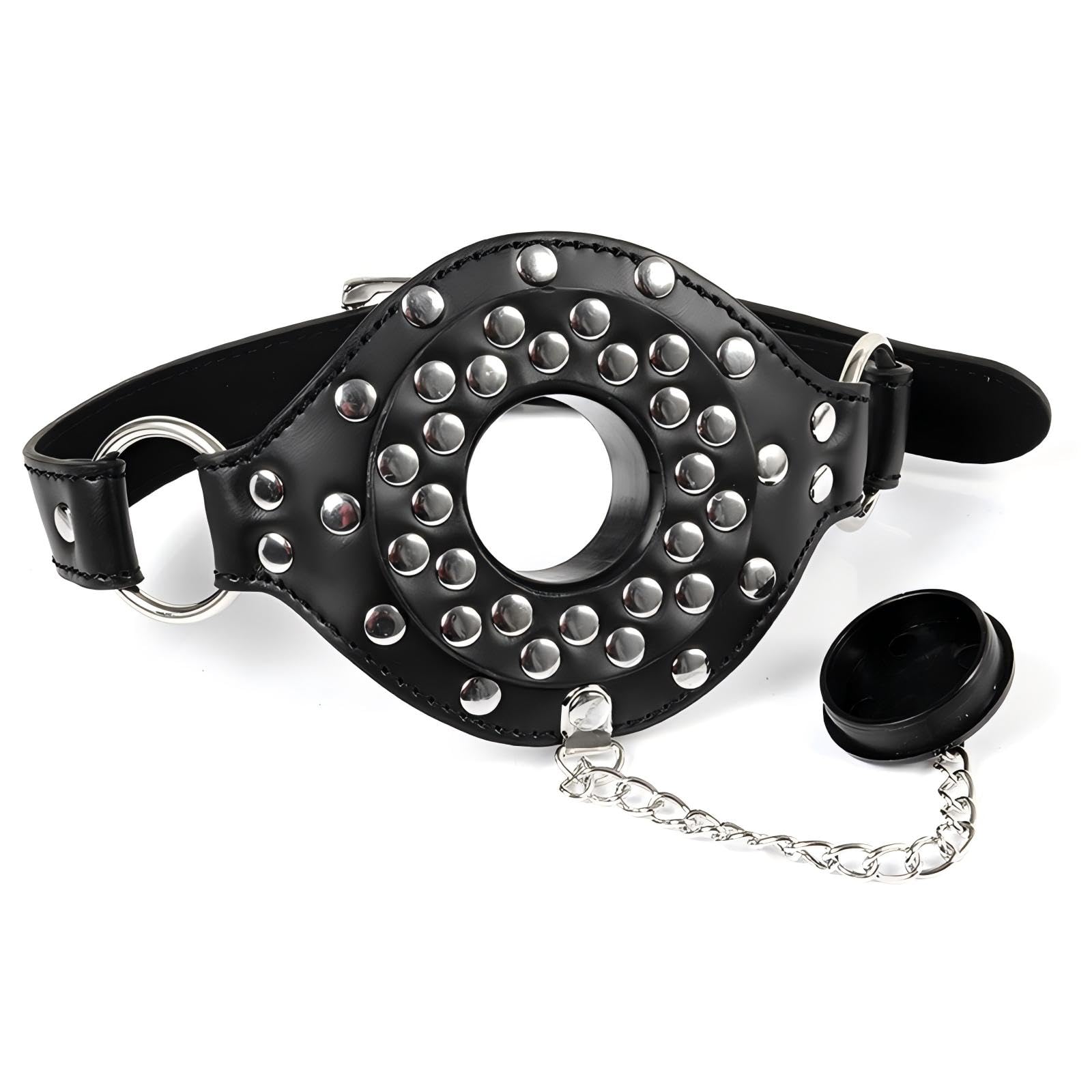 Open Mouth Gag O-Ring Sex Silicone Mouth Ball Gag- Breathable Sex Gag With Removable Pacifier Plug Bondage Restraints BDSM Adult Toys For Men Women And Couple