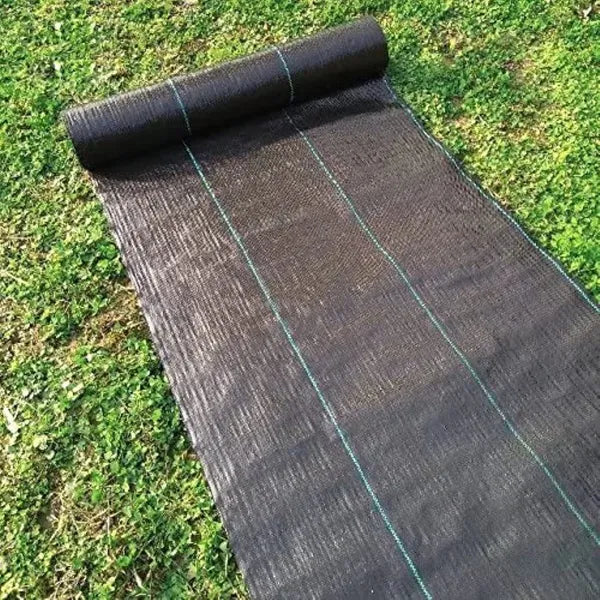 6ft*50ft Woven Weed Control Sheet, Breathable And Durable, Garden Ground Cover For Gardens/Vegetable Gardens
