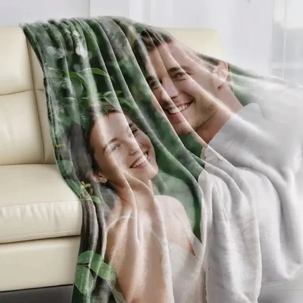 Custom Blankets Flannel With Photo Upload For Mother's Day - Must Upload The Image