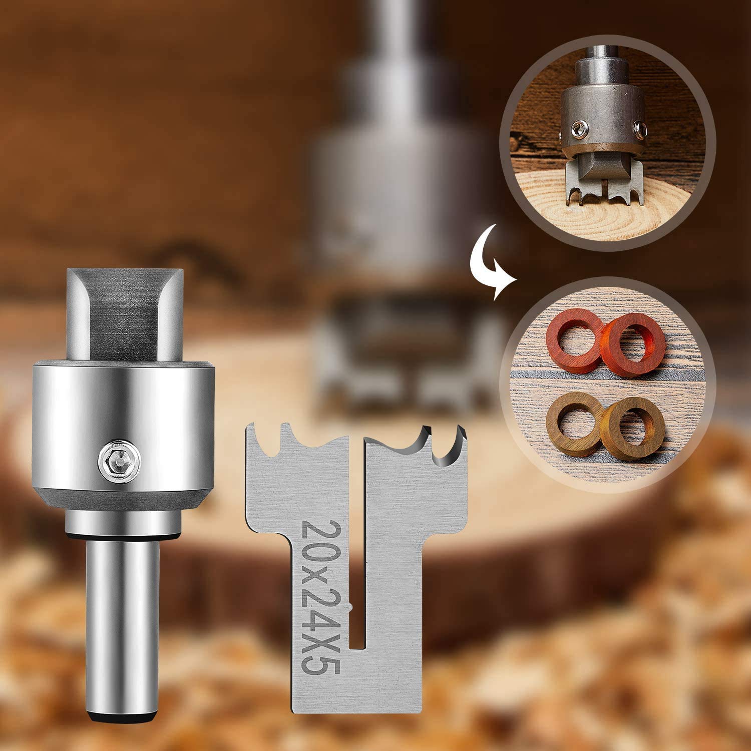 13 Piece Ring Drill Set, Wood Ring Drill Bit Steel Wood Bead Drill For DIY Rings Making