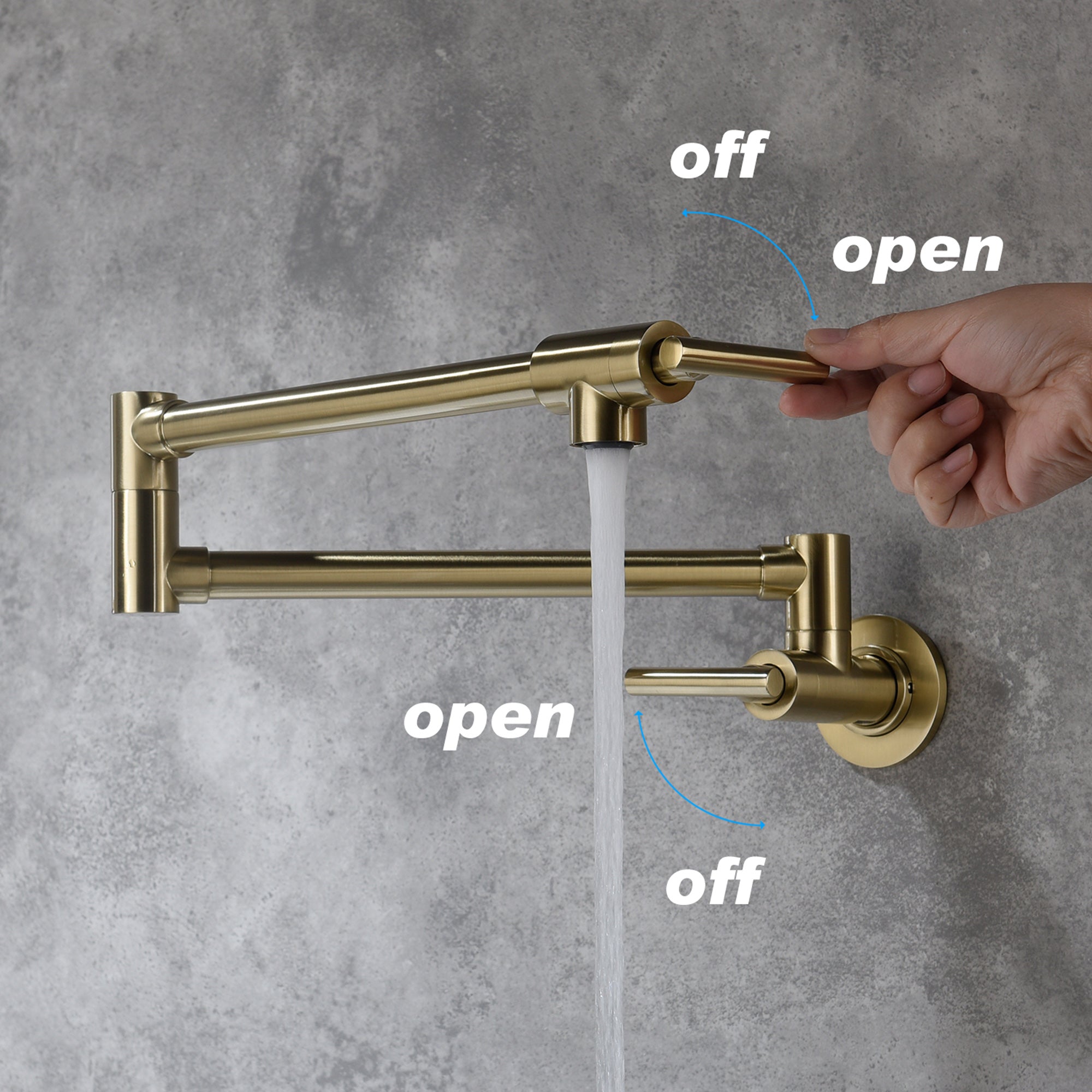 Wall Mounted Boiler Water Faucet