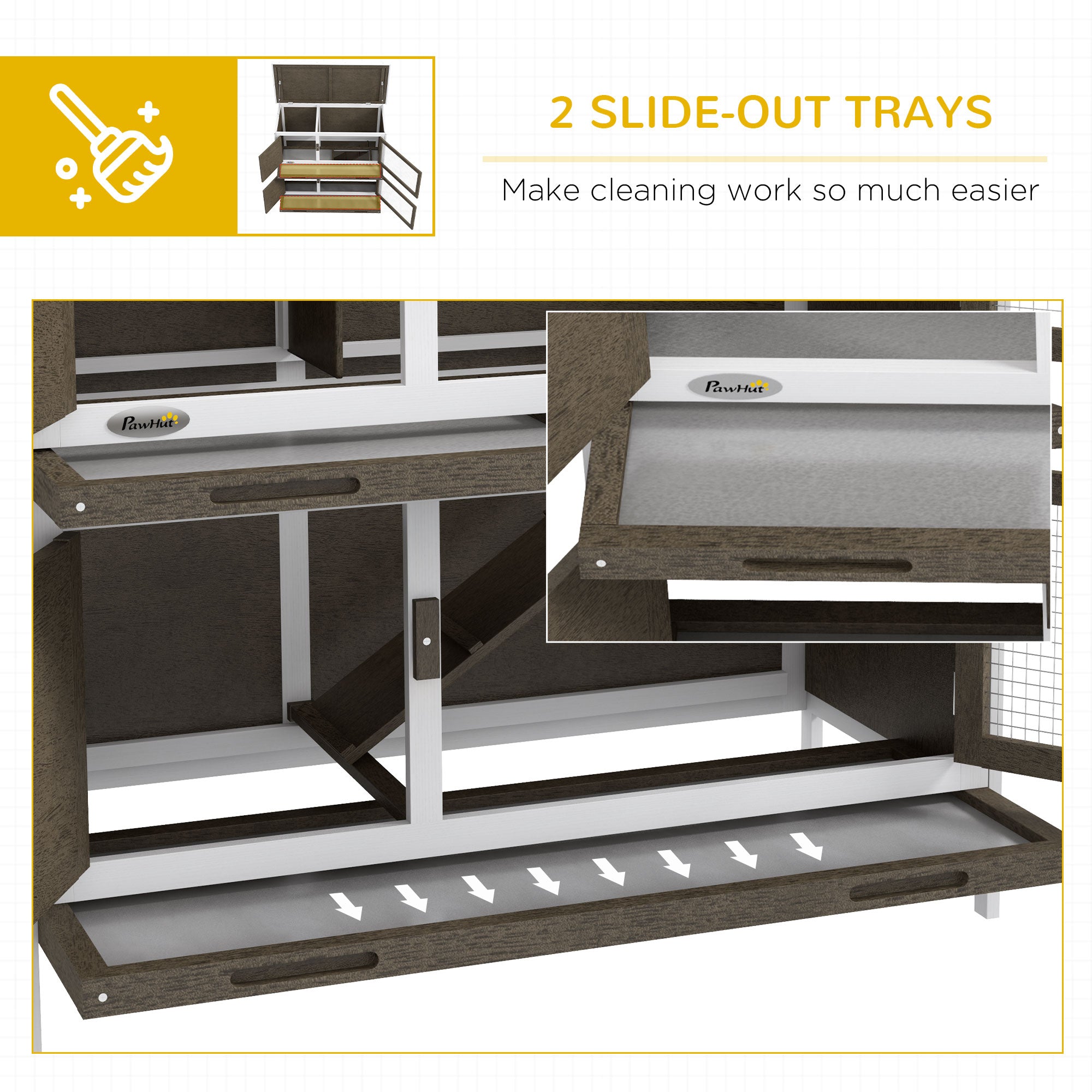 Bunny Hutch with Ramp