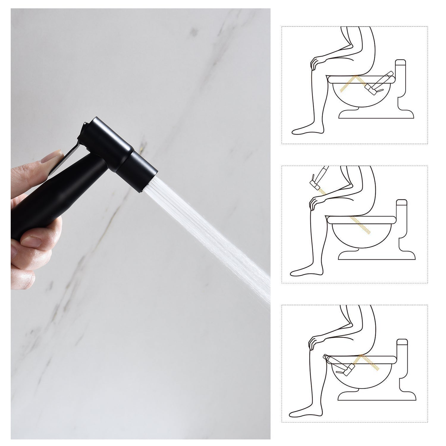 Toilet Spray Gun, Hand-held Sprayer