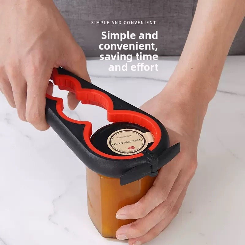 Multi-function Bottle Opener - With Non-slip Handle