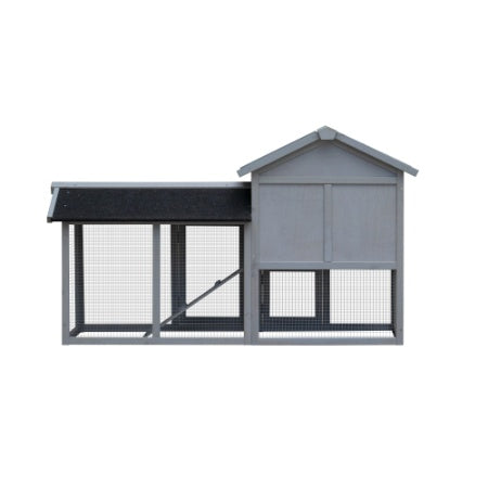 Rabbit Hutch Outdoor Bunny Cage Indoor,Extensible Chicken Coop With Large Run Space - No Leak Plastic Tray