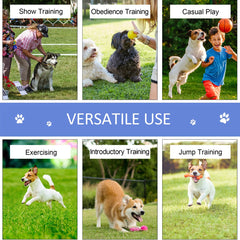 Portable Pet Agility Pet Training Set Dog Obstacle Exercise Adjustable Jump Ring High Jumper w/ Carry Bag